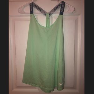 Mint green tank from Nike